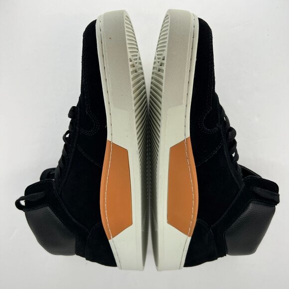 Mens Moretti MB321692 Black-02 Genuine Leather Lace Up High Size 10 D Sneakers - Picture 7 of 10